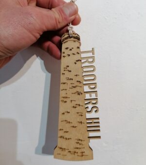 Laser Cut Wooden Ornament - Troopers Hill Chimney (128058)