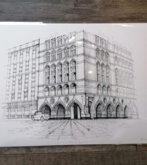 A3 Limited Edition Giclee Print - The Granary Club