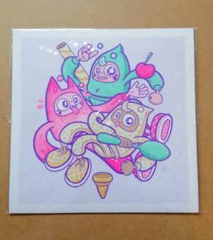 30cm x 30cm Print - "Nice Cream" (PRT-NICE2)
