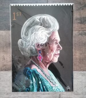 A3 Giclee Print - First Class (Queen Elizabeth II Portrait)