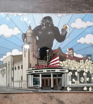 A2 Unframed Limited Edition Giclee Print - "King Kong At Everyman"