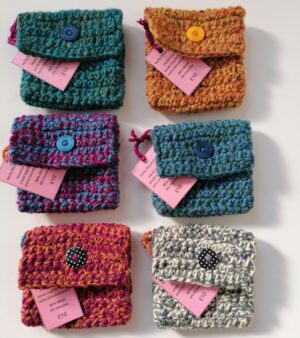 Hand Crochet Small Bag - Various Designs and Colours
