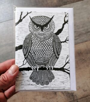 A6 Greeting Card - "Owl" (003C)