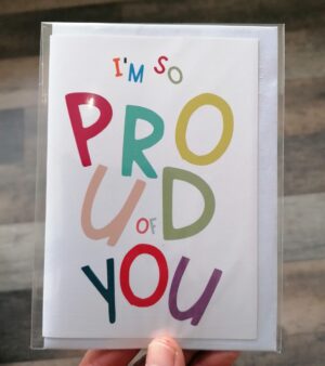 A6 Greeting Card - I'm So Proud of You  ABB159