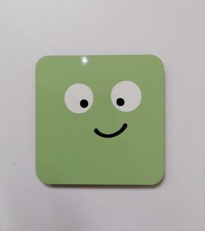 Coaster - Green Smiley (124125)