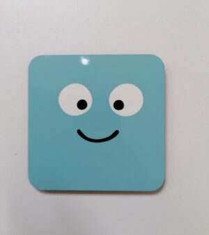 Coaster - Turquoise Smiley (124126)