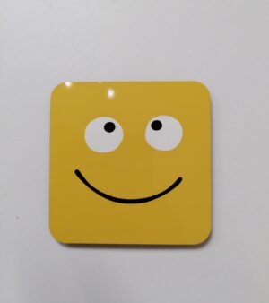 Coaster - Yellow Smiley (124124)