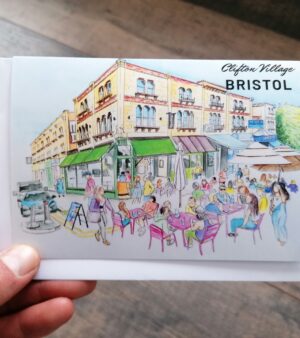 A6 Bristol Greeting Card - Clifton Village, Bristol