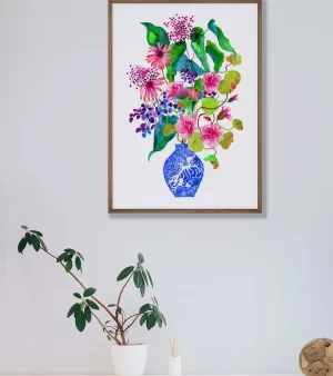 A3 Giclee Print - Tiger Geranium Vivid  MOAP23