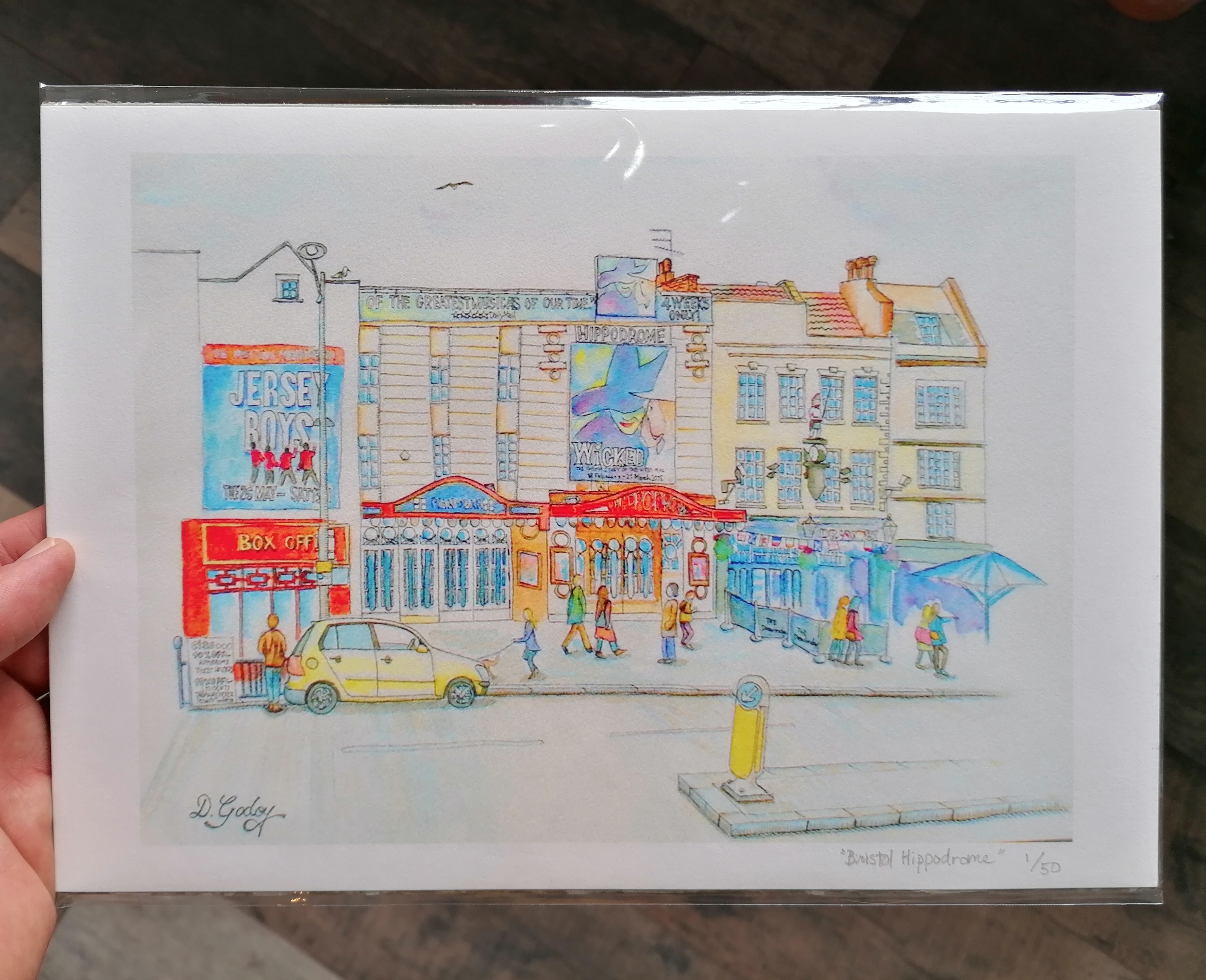 A4 Limited Edition Bristol Giclée Print - Bristol Hippodrome