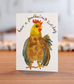 A6 Greeting Card - Birthday Chicken (C0143)