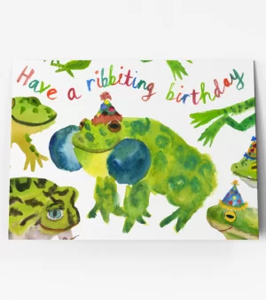 A6 Greeting Card - Birthday Frogs (C0127)