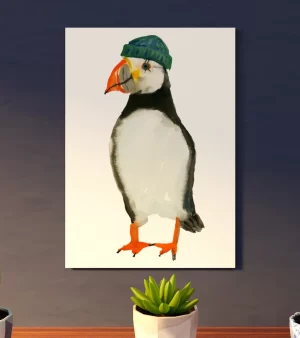 A5 Giclee Print - Captain Puffin 2
