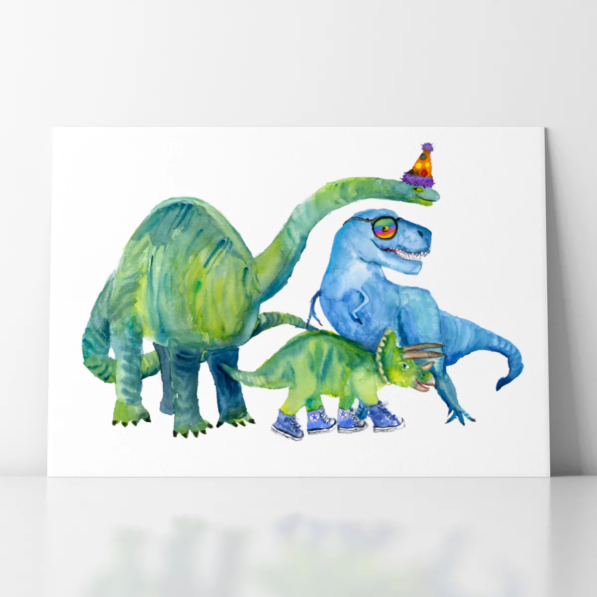 A4 Giclee Print - Dino Party