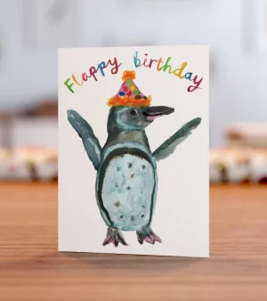 A6 Greeting Card - Flappy Birthday (C0024)