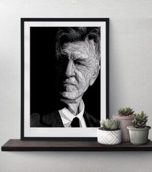Framed Original Artwork - David Lynch