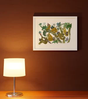 A4 Giclee Print - Lots of Sloths