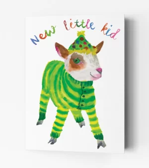 A6 Greeting Card - New Little Kid (C0046)
