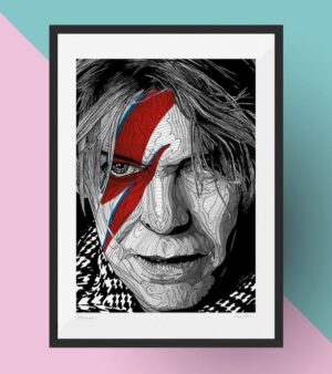 Framed Original Artwork - Starman