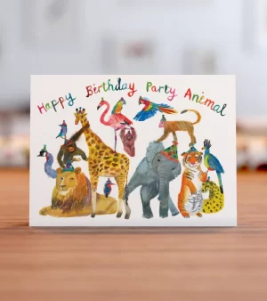 A6 Greeting Card -  Party Animals
