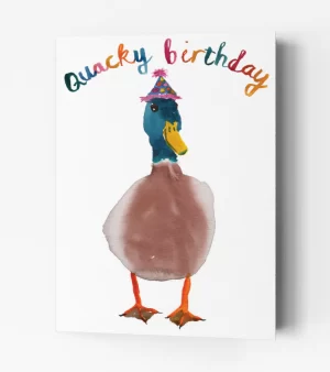 A6 Greeting Card - Quacky Birthday (Duck) C0006