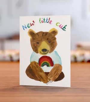 A6 Greeting Card - New Baby Rainbow (C0018)