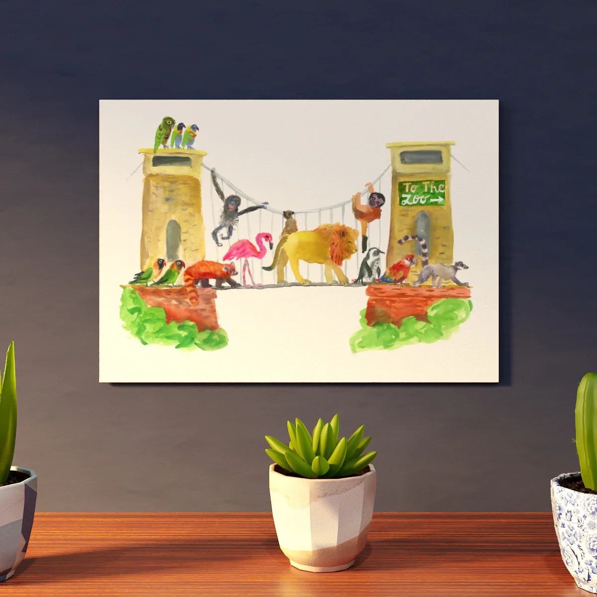 A4 Giclee Print - To the Zoo