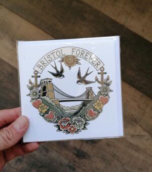 Original Greeting Card 12.5cm x 12.5cm - Bristol Forever
