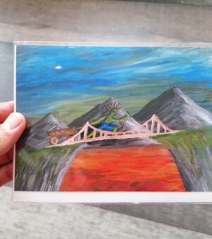 5" x 7" Greeting Card - The Bridge of Light - By Artist Paul Saville