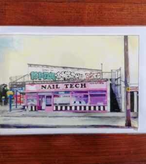 A6 Greeting Card - Nail Tech