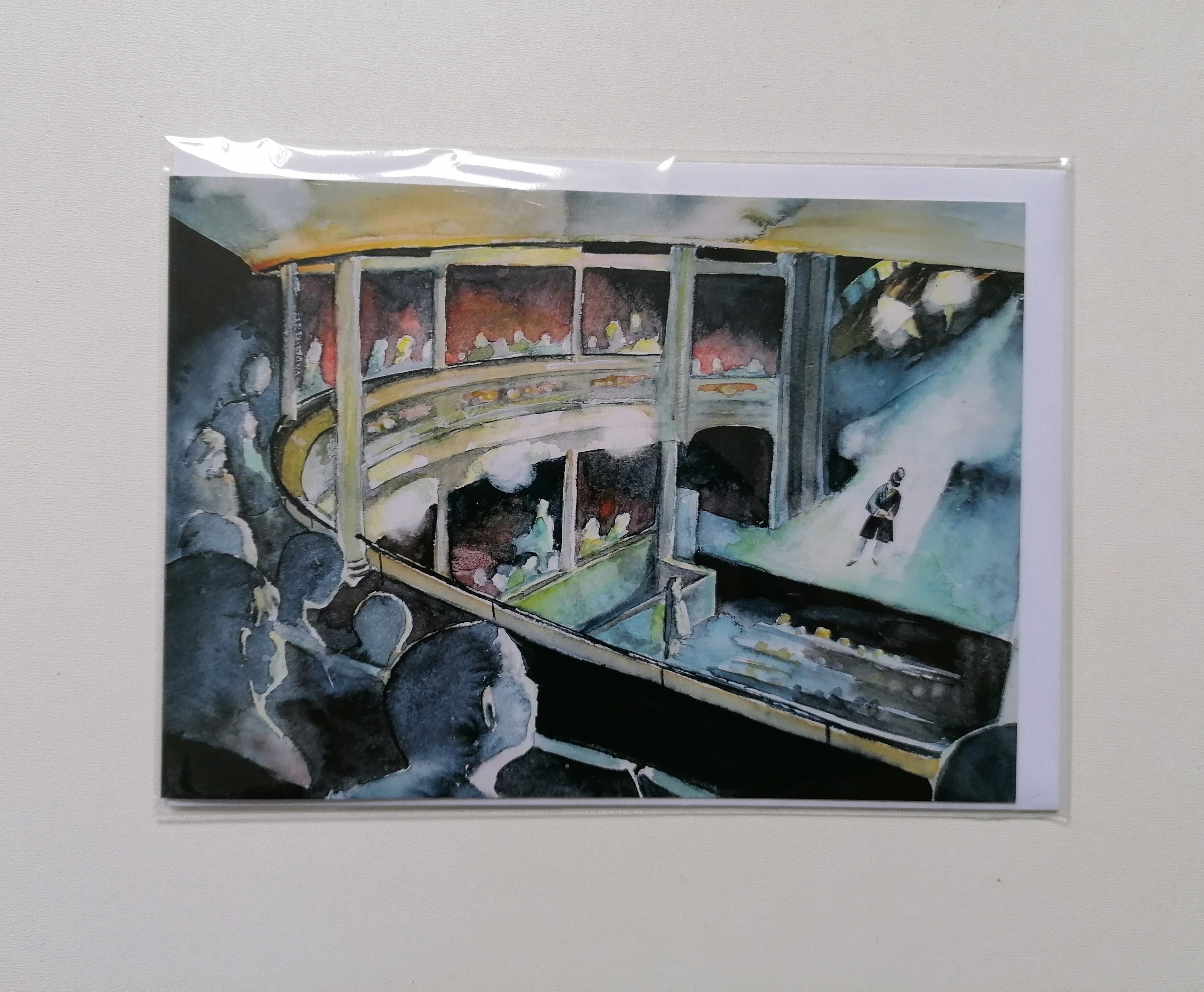 125.8mm x 175.0mm Greeting Card - Evening At Bristol Old Vic