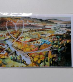 125.8mm x 175.0mm Greeting Card - Bristol Skywriting