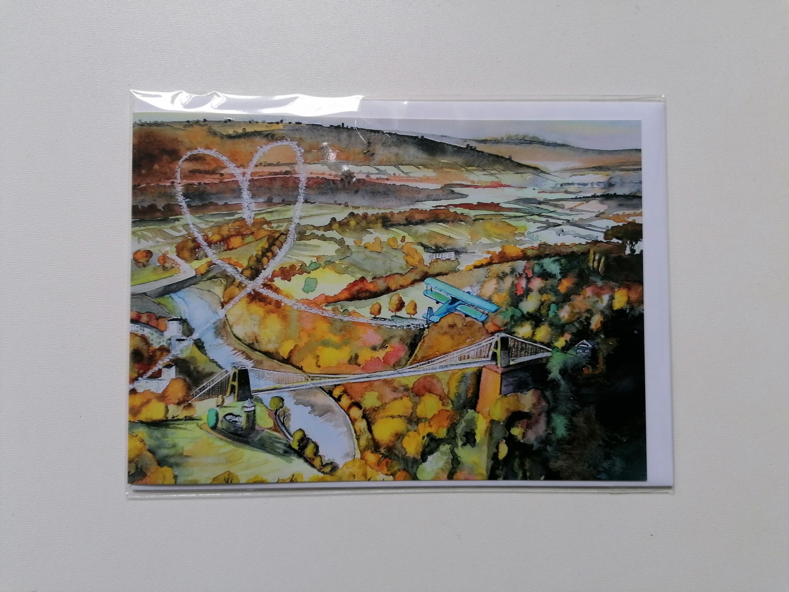 125.8mm x 175.0mm Greeting Card - Bristol Skywriting