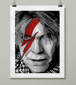 Mounted Limited Edition Giclee Print - Starman