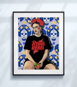 Framed Original Artwork - Rebel Frida