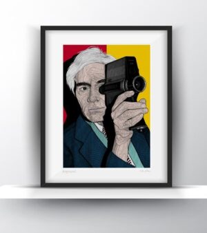 Framed Original Artwork - Andy Warhol