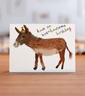 A6 Greeting Card - Birthday Donkey (C0160)