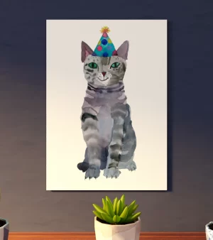 A5 Giclee Print - Party Cat