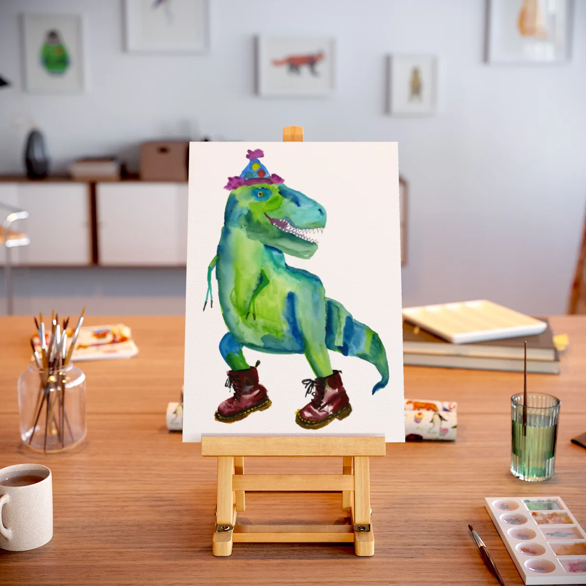 A5 Giclee Print - Mr T Rex