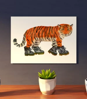 A4 Giclee Print - Tiger in Boots