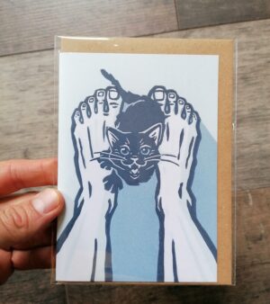 A6 Greeting Card - "Middle"(C-CC04)