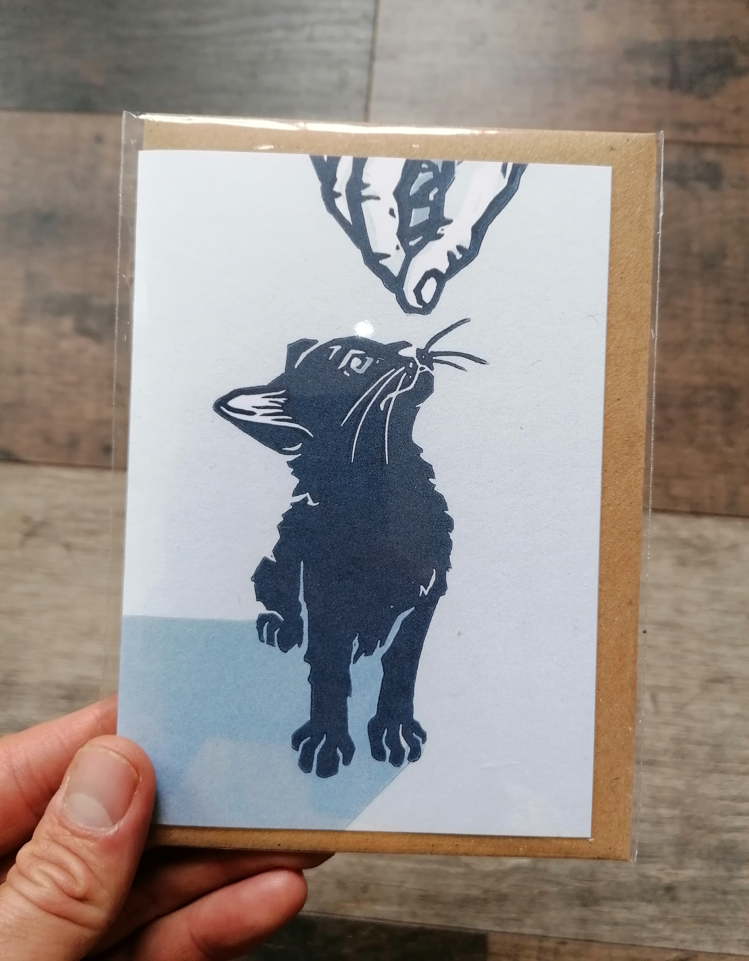 A6 Greeting Card - "Touch"(C-CC02)