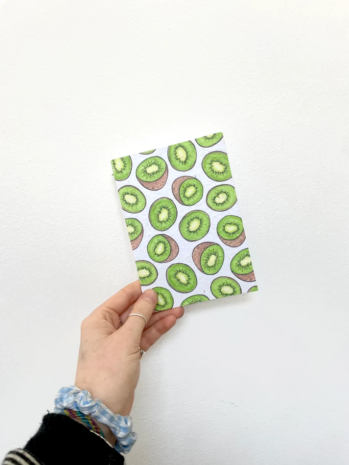 A6 Plantable Greeting Card - Kiwi Design