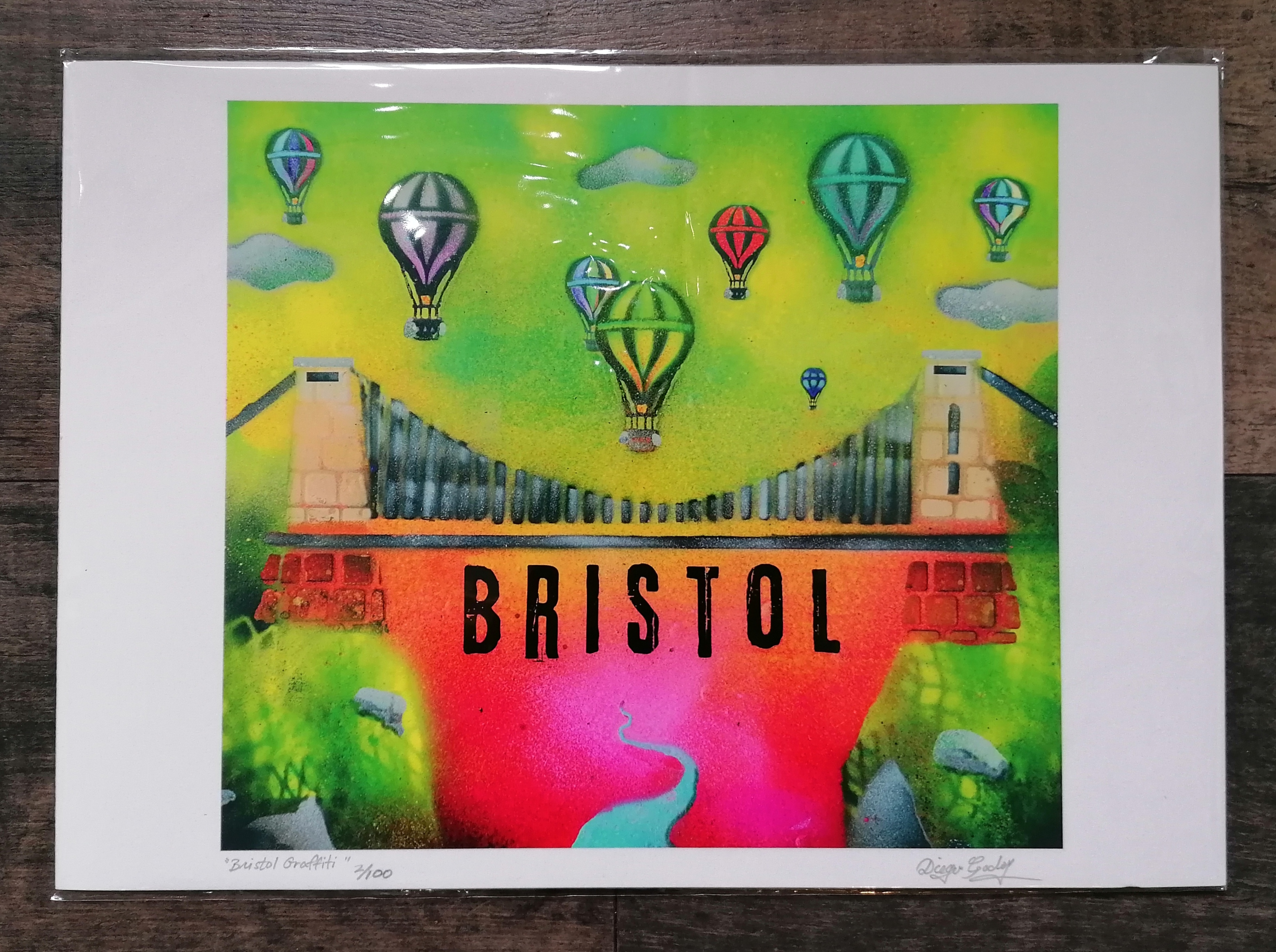 A3 Limited Edition Giclee Print - Bristol Graffiti