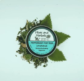 Natural Handmade Peppermint Foot Rub - 25g (200-024)