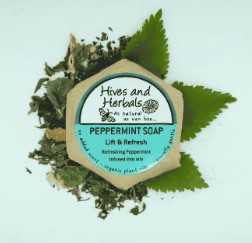 Natural Handmade Soap - Peppermint (200-033)