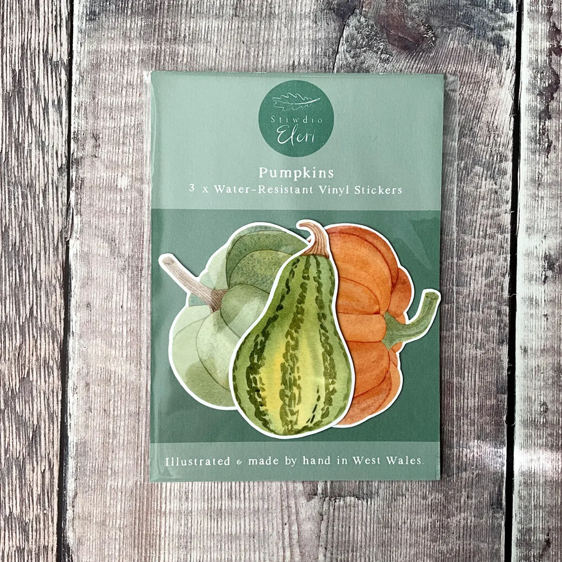 3x Water-Resistant Sticker Pack - Pumpkins (SP-P)