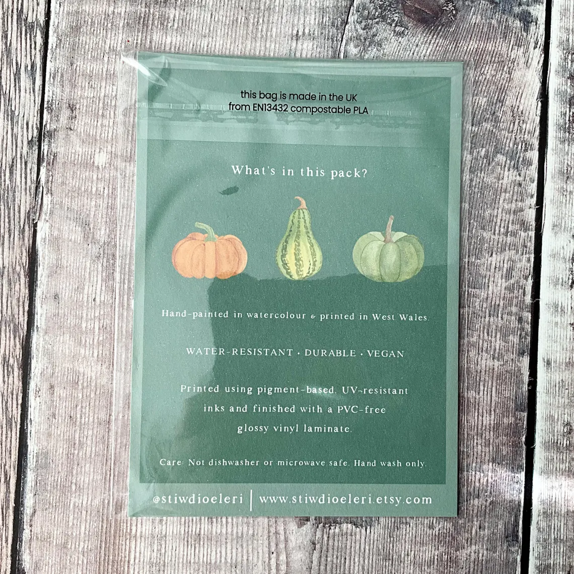 3x Water-Resistant Sticker Pack - Pumpkins (SP-P) - Image 2