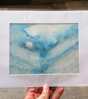 Mounted A5 Limited Edition Giclee Print "Moon Threads"